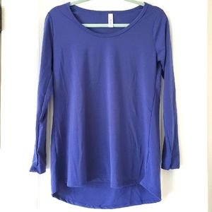 LuLaRoe Long Sleeve Blue Shirt